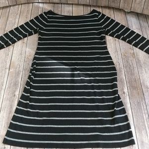 GAP Maternity black grey sweater dress medium